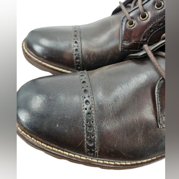 Florsheim Men's Fenway Cap Toe Brown Leather Boot Size 8D - Picture 7 of 13